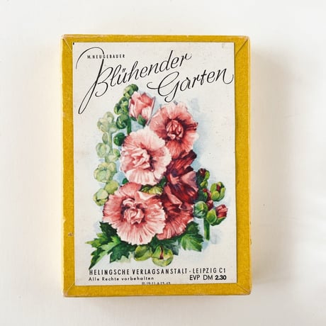 東ドイツ　カードゲーム　Blühender Garten　1960年代　箱入り