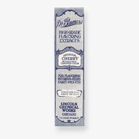 アメリカ　香料のラベル　Dr. Blumers Cherry 50% Alcohol(1930s)
