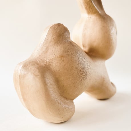 ソビエト　年代不明　伸びてるうさぎ　フィギュア　高さ15cm