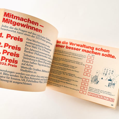 西ドイツ　クーポン冊子　Tag der offenen Tür　1979