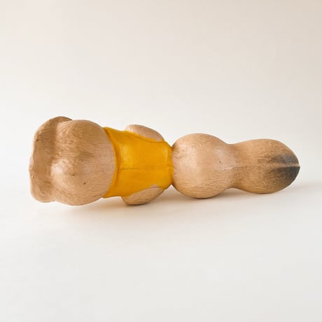 ソビエト　年代不明　にんじんを持ったうさぎ　ソフビ　人形　高さ19cm