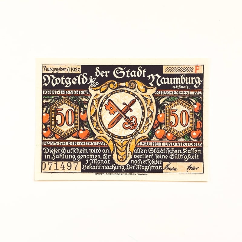 ドイツ 緊急紙幣 代用紙幣 ノーゲルト 5枚セット | こぐま舎