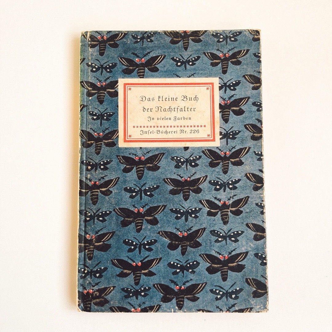 インゼル文庫　ドイツ　10冊 ドイツ インゼル文庫「Nachtfalter」No.226（蛾の図鑑） 1936年