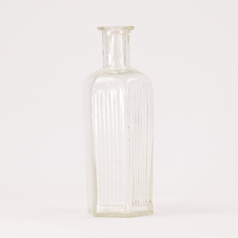 ドイツ 六角形 透明 ガラス瓶1-100ml 1930年代 | こぐま舎
