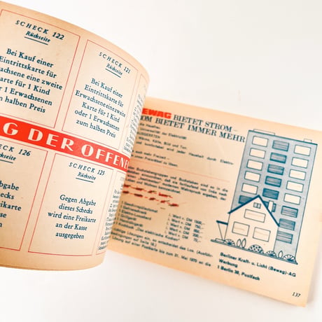 西ドイツ　クーポン冊子　Tag der offenen Tür　1970