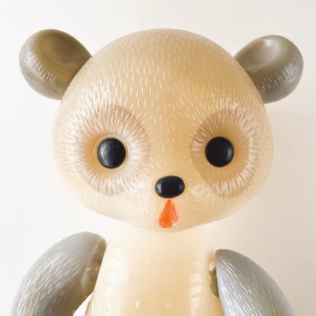 ソビエト　年代不明　パンダ　プラスチック製　フィギュア　人形