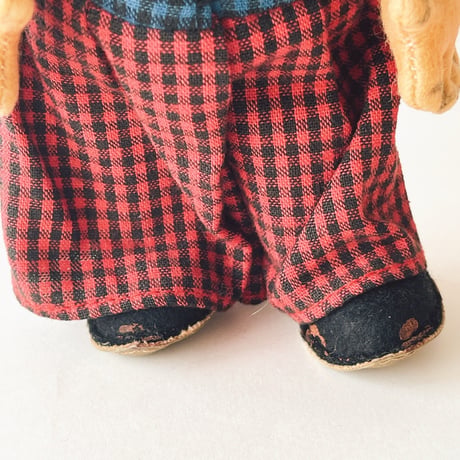 西ドイツ　メッキー　ママのミッキー　シュタイフ　高さ17cm　エプロンスカーフなし