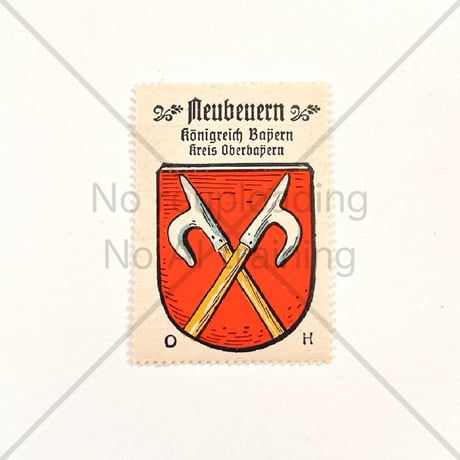 コーヒー・ハーグ広告切手　Neubeuern