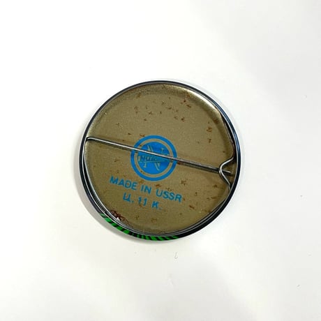 ソビエト　缶バッジ　スズラン　1970s