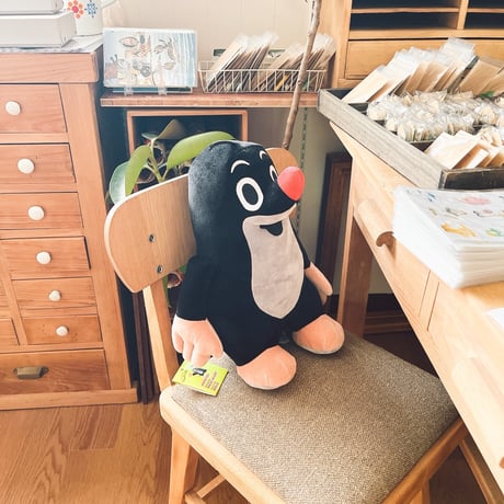 チェコ　現行品　モグラのクルテク　ぬいぐるみ　大きいサイズ　高さ30cm