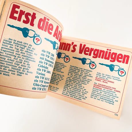 西ドイツ　クーポン冊子　Tag der offenen Tür　1973