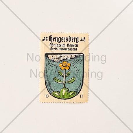 コーヒー・ハーグ広告切手　Hengersberg