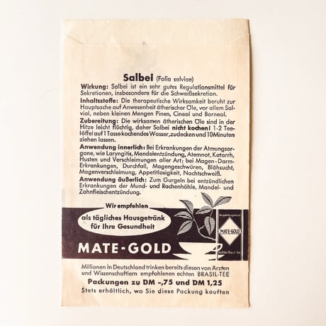 ドイツ　ハーブペーパーバッグ　SALBEI