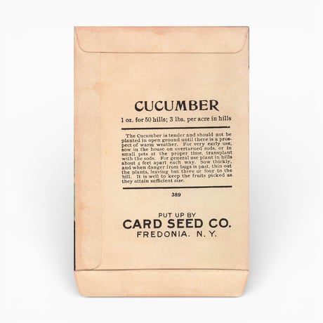シードパケット　種袋　アメリカ　CUCUMBER