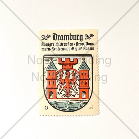 コーヒー・ハーグ広告切手　Dramburg