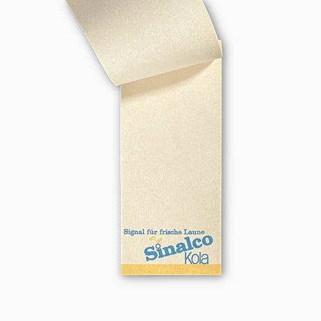 ドイツ　メモ帳　Sinalco Kola　年代不明