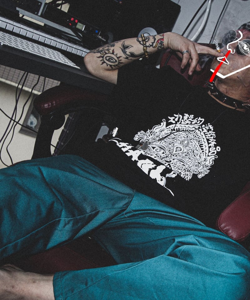 開眼（kaigan）Tシャツ | CHAQLA. ART MARKET