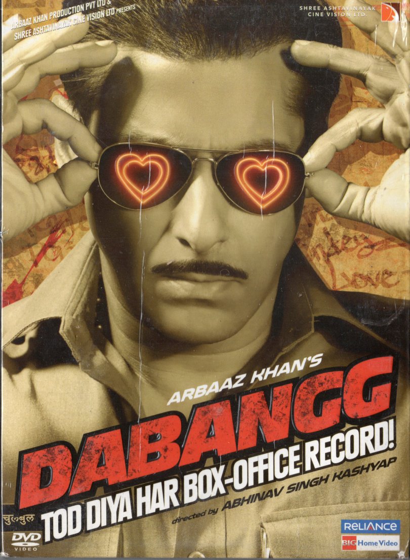 DABANGG DVD(film-87) 邦題「ダバング 大胆不敵」再生チェック済み | R