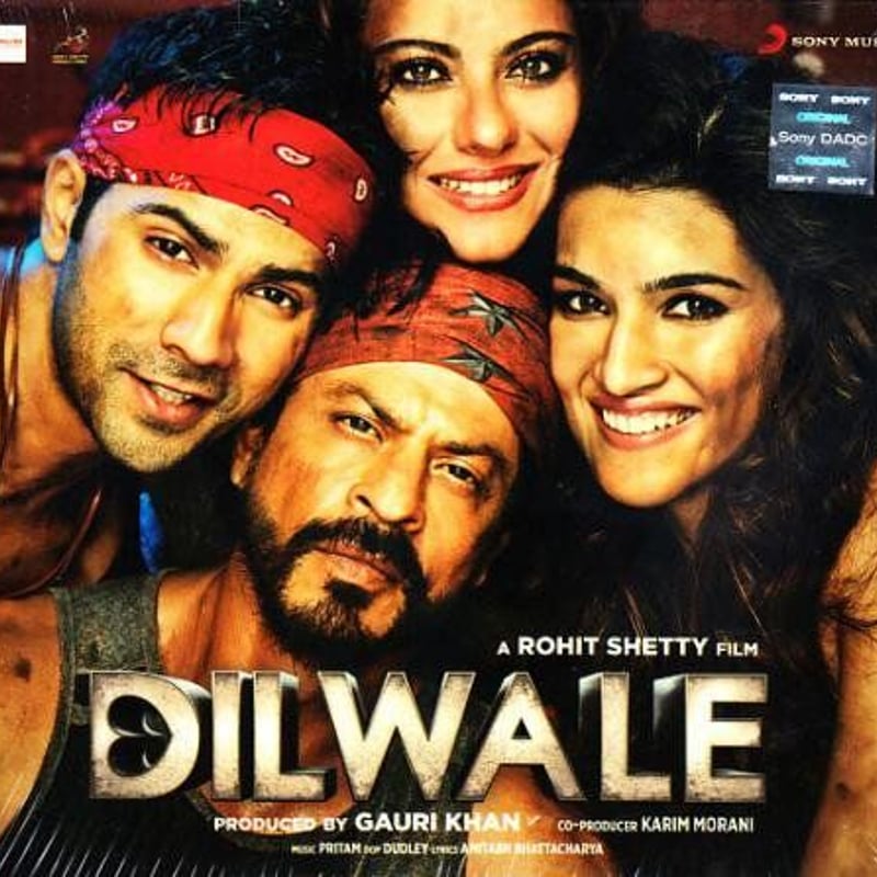 インド映画 DDLJ 日本語字幕付　DVD & サントラCD まとめ売り Dilwale DVD(film-1115)/CD(CD-652) /Dilwale-Delu