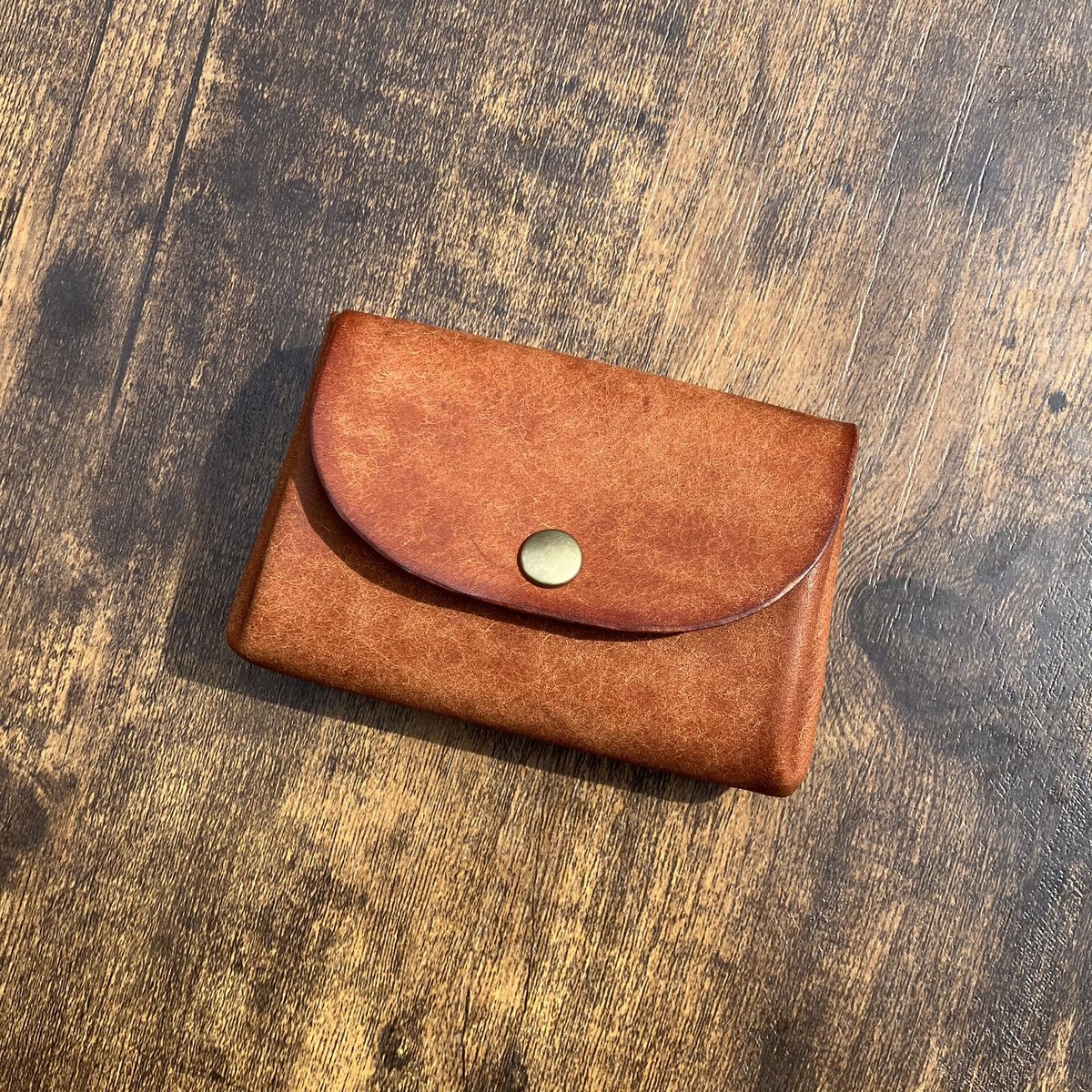 アコーディオンウォレット ブラウン | Yamaumi Leather