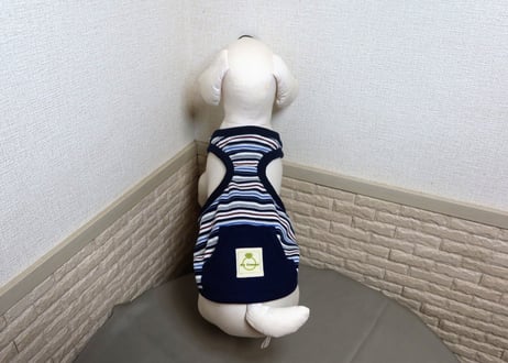 【犬服】迷彩とボーダータンクトップ♪