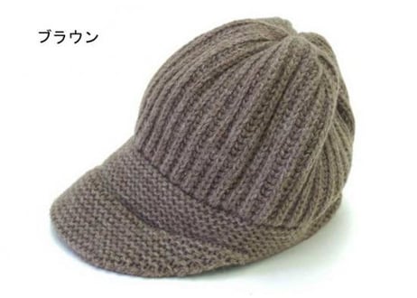 【寒さ対策】リブニットキャップ♪