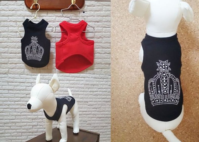 【Ma】犬服タンクトップ m】犬服タンクトップ muum】犬服 ドット柄 タンクトップ/犬服