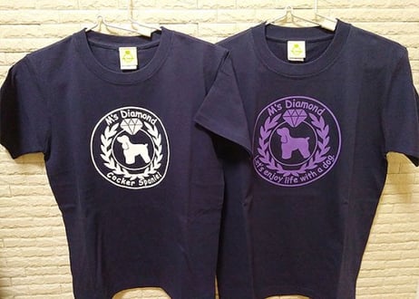 オリジナルロゴTシャツ【ネイビー】XS～Lサイズ♪