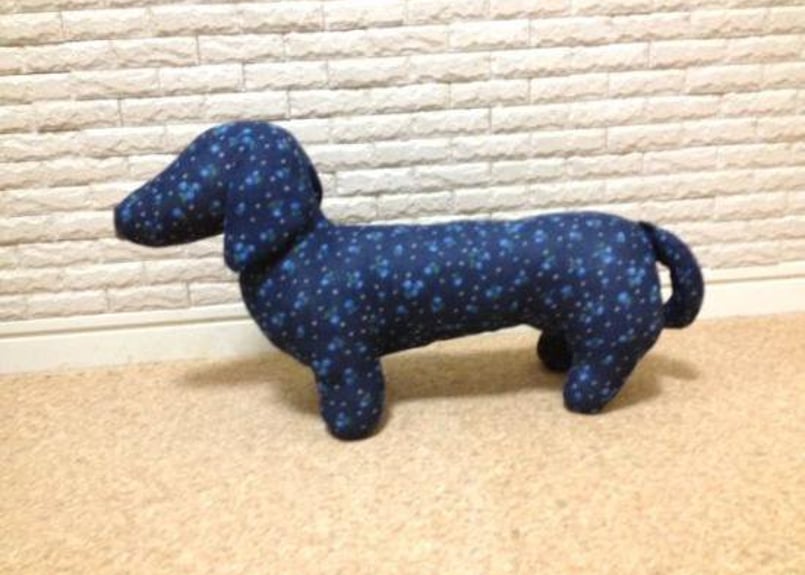 雑貨】花柄ドッグトルソー（ブルー）♪ | M's Diamond
