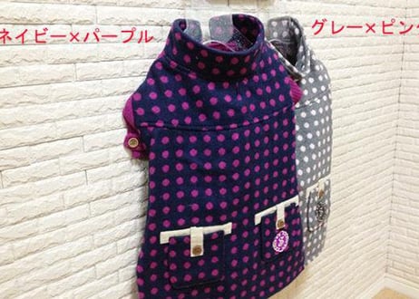 【犬服】 プレッピーダッフルコート♪