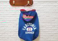 【犬服】ロゴフードのカリフォルニアパーカー