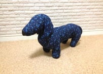【雑貨】花柄ドッグトルソー（ブルー）♪