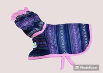 【O様ご注文の品】アメリカンコッカー　デコ君用　スヌード付きマント2Lサイズ