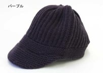 【寒さ対策】リブニットキャップ♪