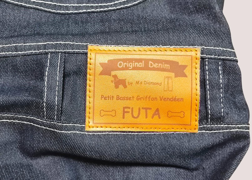 オリジナル名入り革パッチ(オリジナルデニムオーバーオール用) | M's