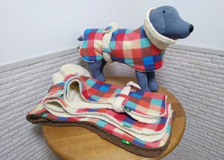 【犬服】オリジナルフリースボアコート♪