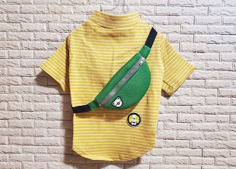 【犬服】ポシェット付きTシャツ♪