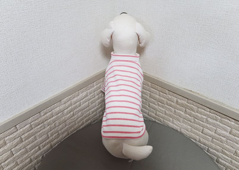 犬服】ボーダーラグランTシャツ♪ | M's Diamond