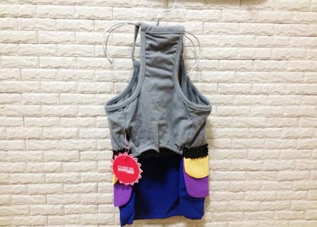 【犬服】シフォン素材のスカート♪タンクトップワンピース ♪