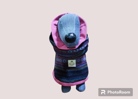 【O様ご注文の品】アメリカンコッカー　デコ君用　スヌード付きマント2Lサイズ