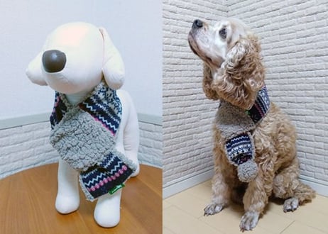 【犬用】ノルディックボアマフラー♪
