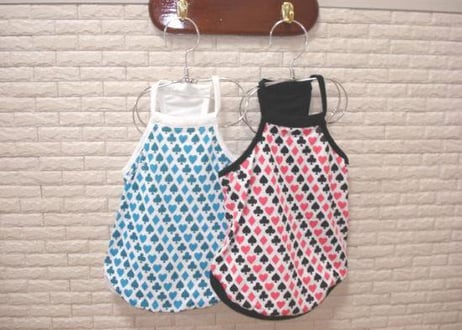 【犬服】トランプメッシュキャミソール