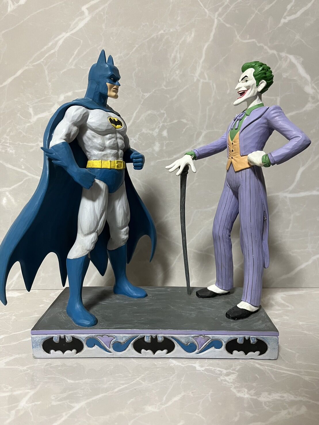 ［中古］Enesco　バッドマン × ジョーカー 置物