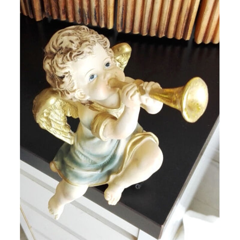 ラッパを吹く天使～アッシジ天使の置物～ | Fairy & Witch
