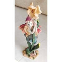アッシジ　お花と妖精さんの置物