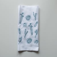 春の山菜てぬぐい