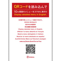 10ヵ国案内卓上ポップアップ（A6サイズ）印刷のみ