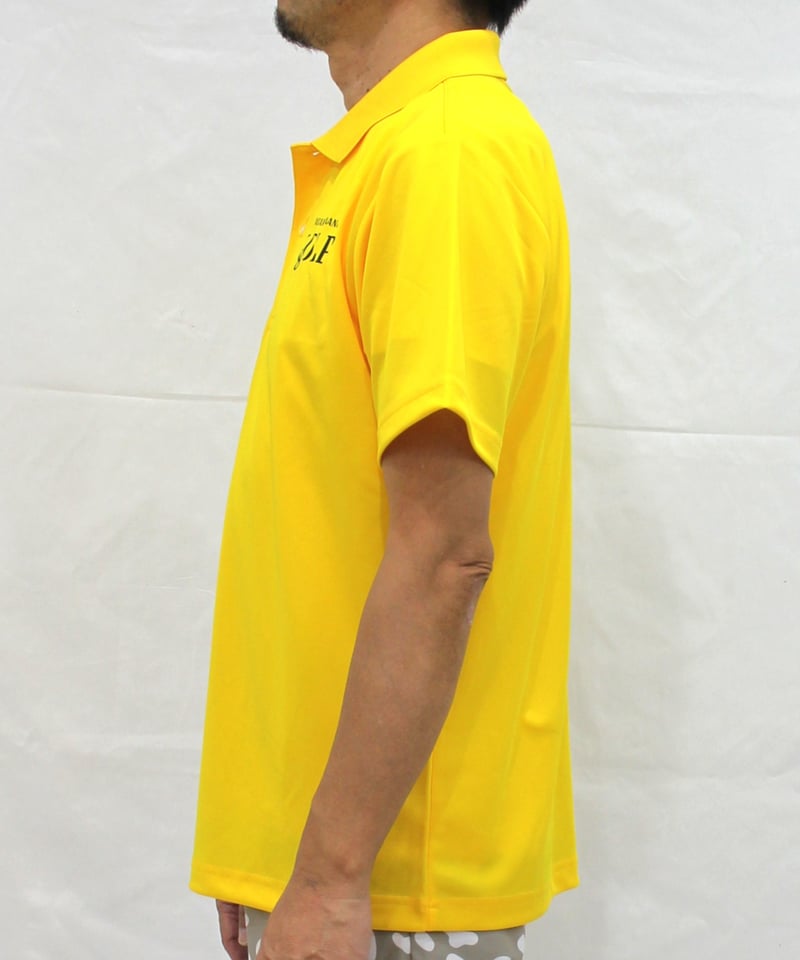後ろS爆発ポロシャツ〔オフホワイト/イエロー/ネイビー〕【※オーダー