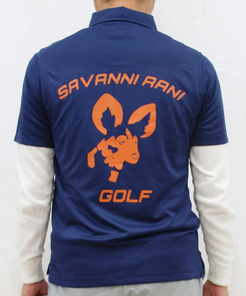 バックリカオンポロシャツ/ネイビー（※オーダーより1～2週間後