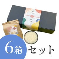 【ギフト6箱セット】1箱（白米3合×3袋セット）×6箱のセットです!!《お祝いや内祝いにどうぞ！》